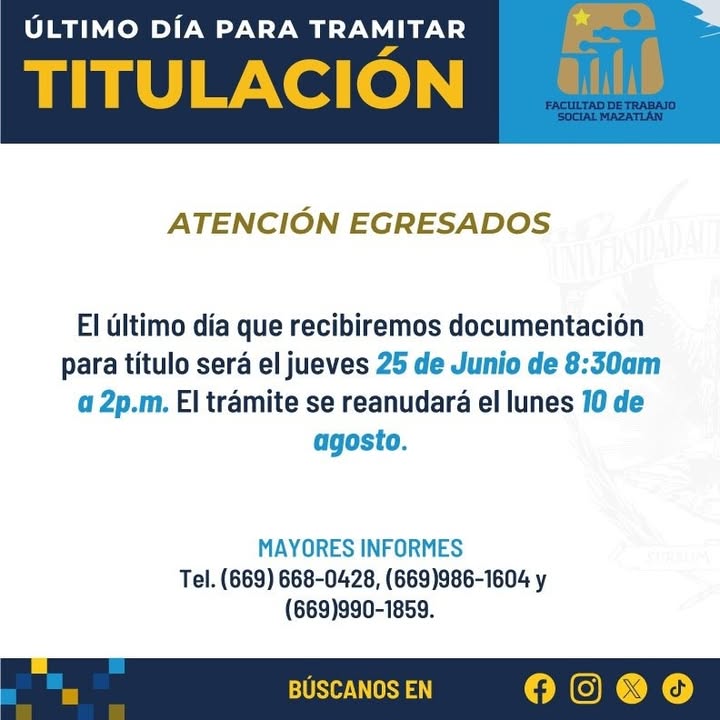 Facultad de Trabajo Social Mazatlán - UAS